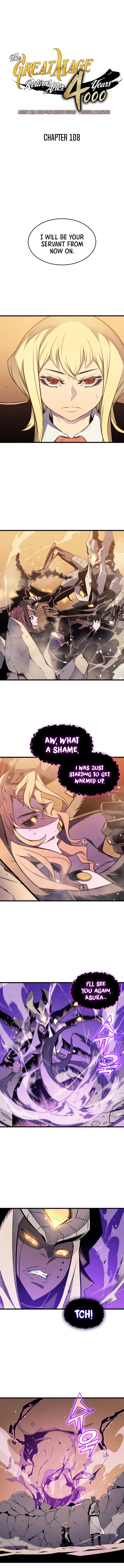 The Great Mage Returns After 4000 Years Chapter 108