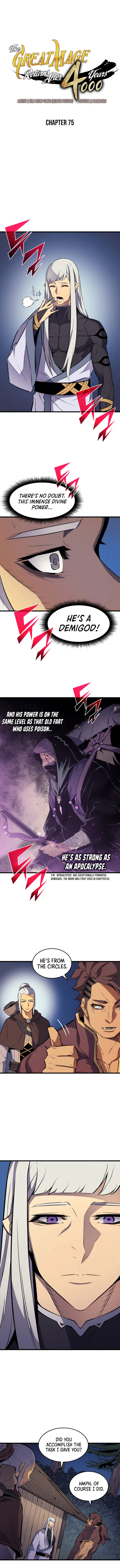 The Great Mage Returns After 4000 Years Chapter 75